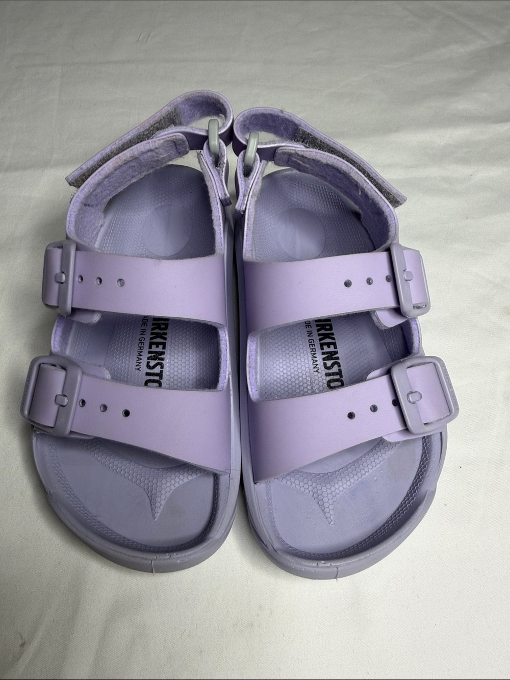 Birkenstock Kids Lilac Double-Strap EVA Sandals